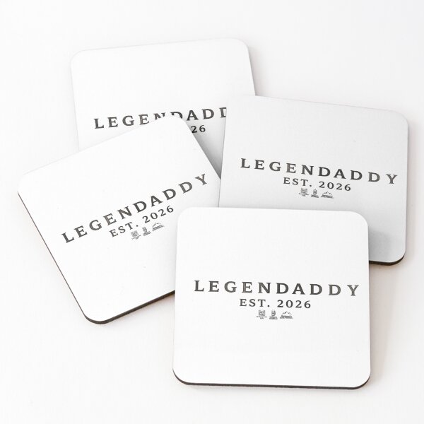 Item preview, Legendaddy Est. 2026 – Minimalist New Dad Typography Design designed and sold by RaresS.