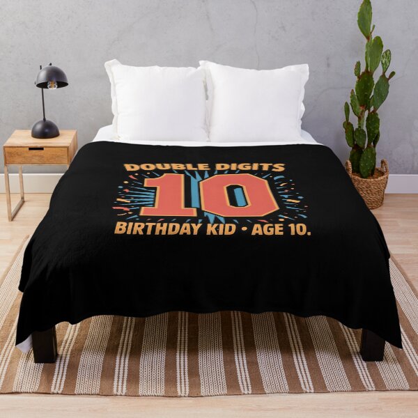 Item preview, Kids 10th Birthday Double Digits Comic Quote designed and sold by Enea Kelo.
