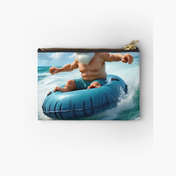 Item preview, Old Man riding a tube surfing designed and sold by Colin Bentham.