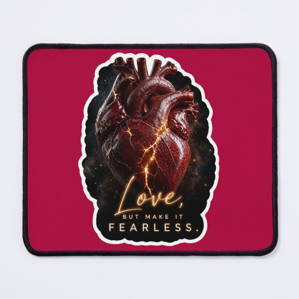 Item preview, Love But Make It Fearless - Anatomical Kintsugi Heart Sticker designed and sold by Scro-Ciob-Shop.