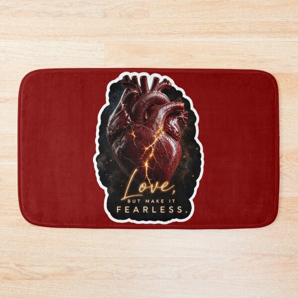 Item preview, Love But Make It Fearless - Anatomical Kintsugi Heart Sticker designed and sold by Scro-Ciob-Shop.