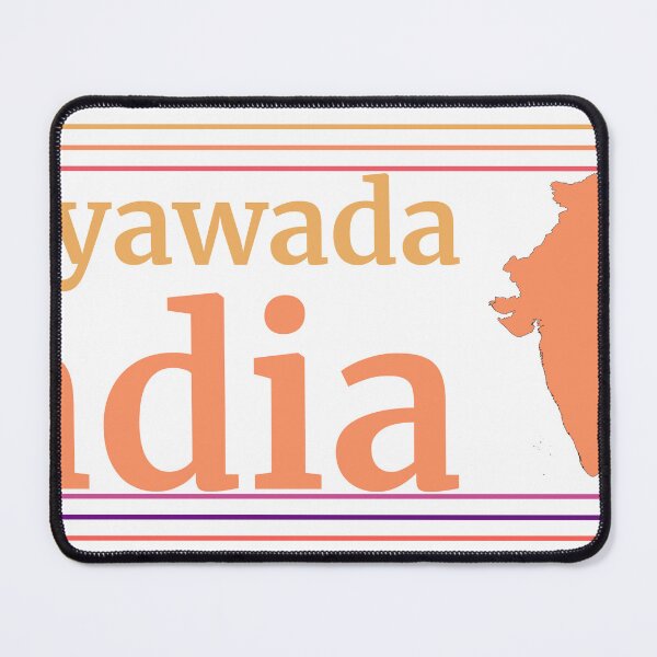 Item preview, Vijayawada India City Marked On Country Map designed and sold by TheIconSmith.