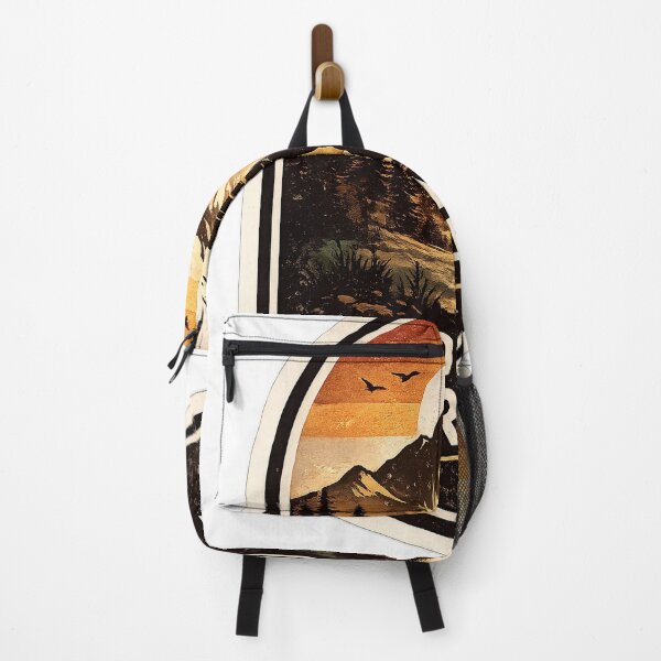 Item preview, Vintage Hiking Adventure Badge Mountain Trail Sticker designed and sold by ali prints.