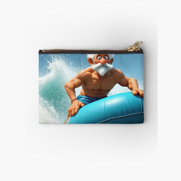 Item preview, Old Man riding a tube surfing designed and sold by Colin Bentham.