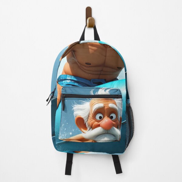 Item preview, Old Man riding a tube surfing designed and sold by Colin Bentham.