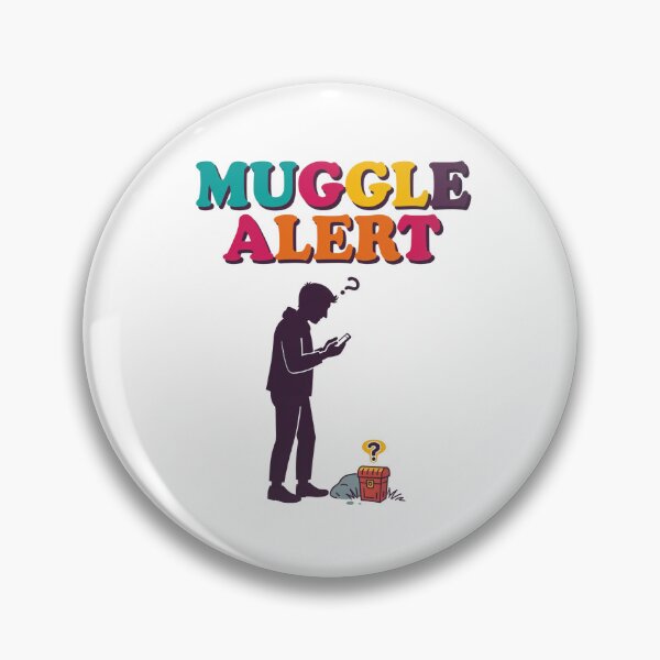 Item preview, Muggle Alert Geocaching Logo designed and sold by Eva-Ste-Design.