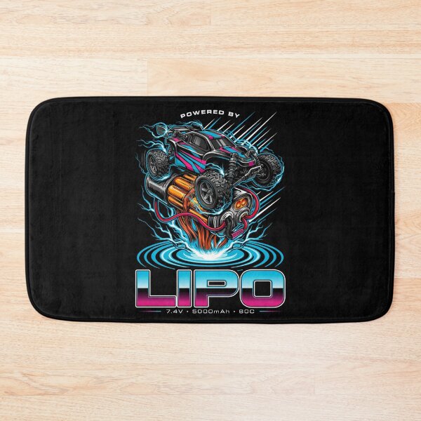 Item preview, Powered by LiPo - RC Racing Vintage Retro designed and sold by No Excuses Supply.