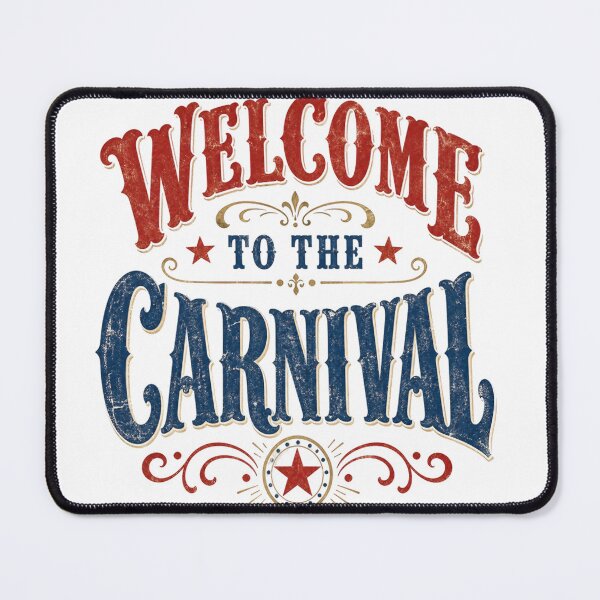 Item preview, Welcome to the Carnival – Vintage Distressed Typography Poster designed and sold by Jandedan.
