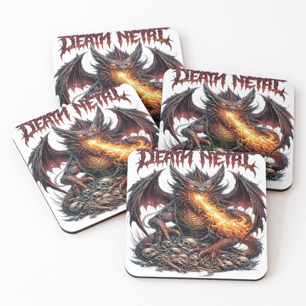 Item preview, Infernal Dragon of Doom – Heavy Metal Fantasy Artwork designed and sold by Artisan Finds Online.
