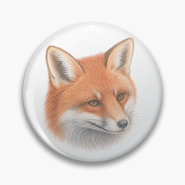 Item preview, Portrait of a red fox designed and sold by JOANNASKAH.