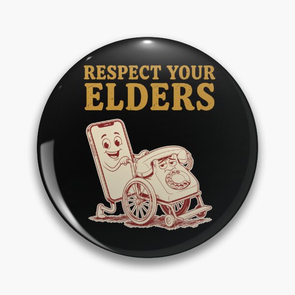 Item preview, Respect Your Elders - Funny Rotary Phone Smartphone designed and sold by DONT ASK CLUB.