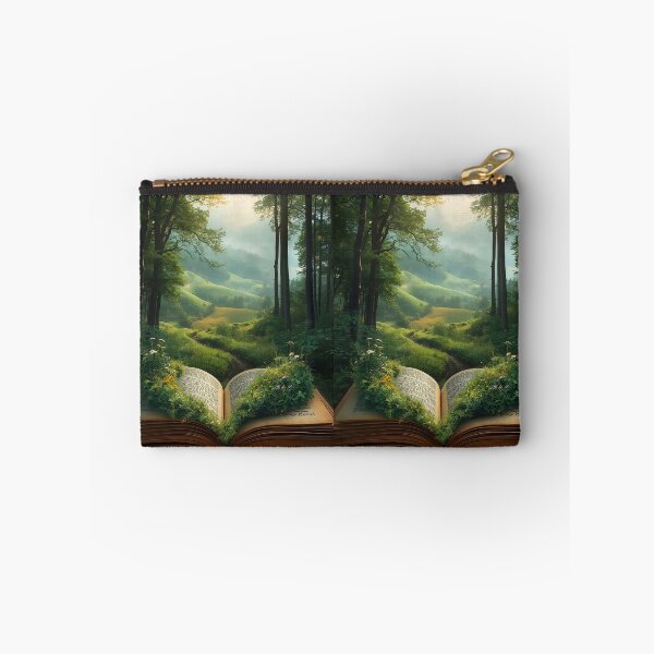 Item preview, Enchanted Forest Emerging from an Open Storybook Scene designed and sold by Evergreen Horizon Works.