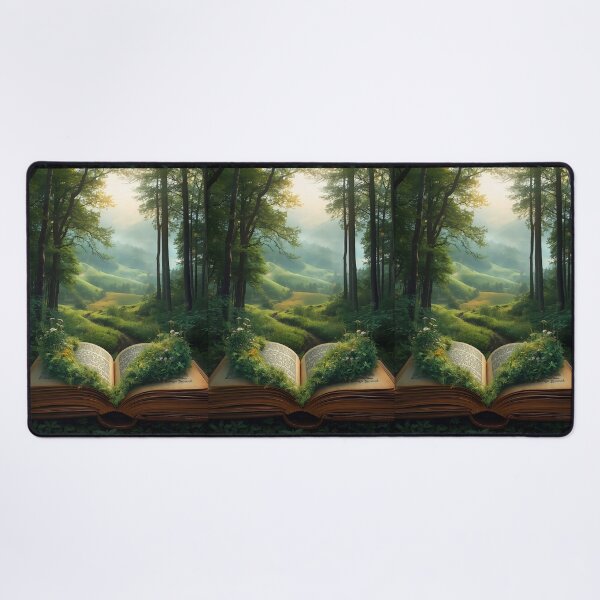 Item preview, Enchanted Forest Emerging from an Open Storybook Scene designed and sold by Evergreen Horizon Works.