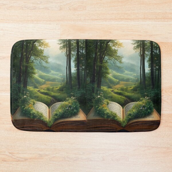 Item preview, Enchanted Forest Emerging from an Open Storybook Scene designed and sold by Evergreen Horizon Works.