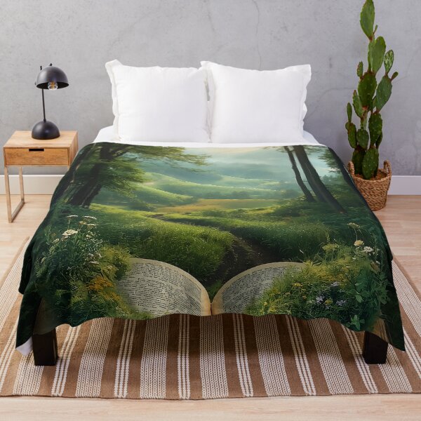 Item preview, Enchanted Forest Emerging from an Open Storybook Scene designed and sold by Evergreen Horizon Works.
