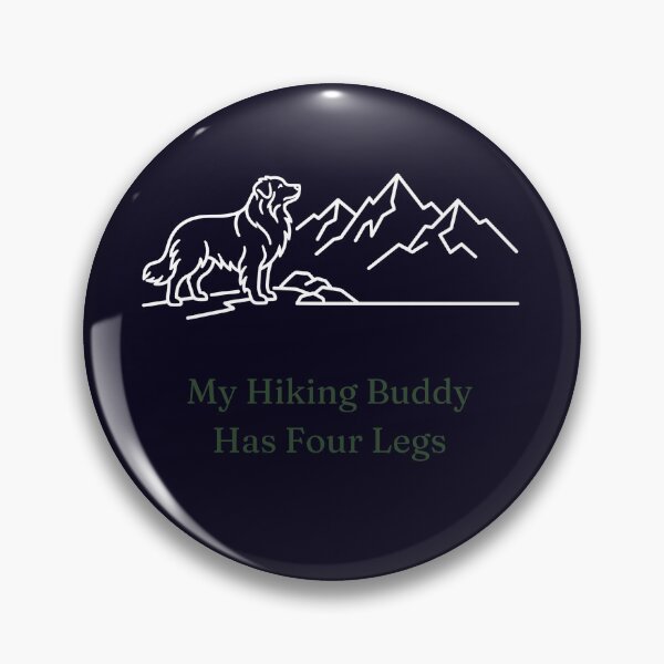 Item preview, Australian Shepherd Hiking Buddy Minimalist Mountain designed and sold by SW Shop.