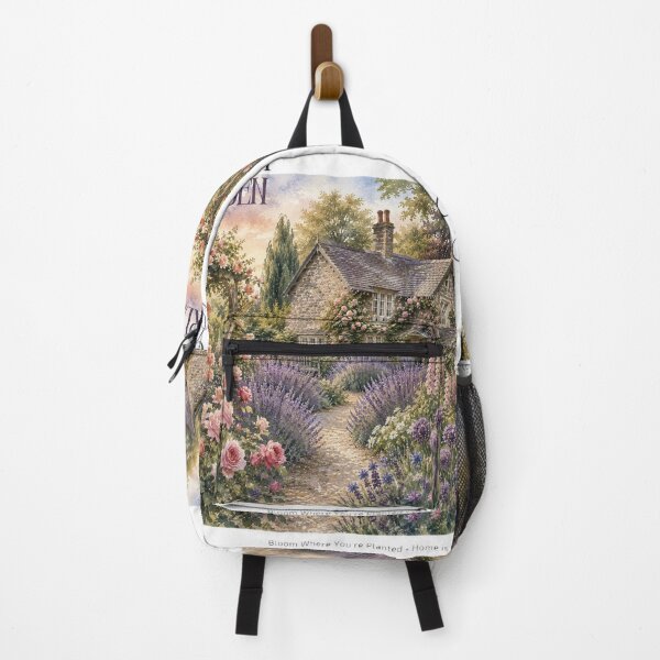 Item preview, English Cottage Garden – Watercolor Floral Art designed and sold by Blueberry-art23.