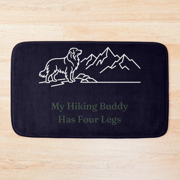 Item preview, Australian Shepherd Hiking Buddy Minimalist Mountain designed and sold by SW Shop.