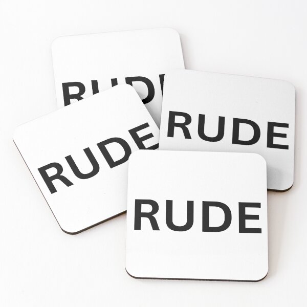 Item preview, Rude designed and sold by Ziggy Outspoken.