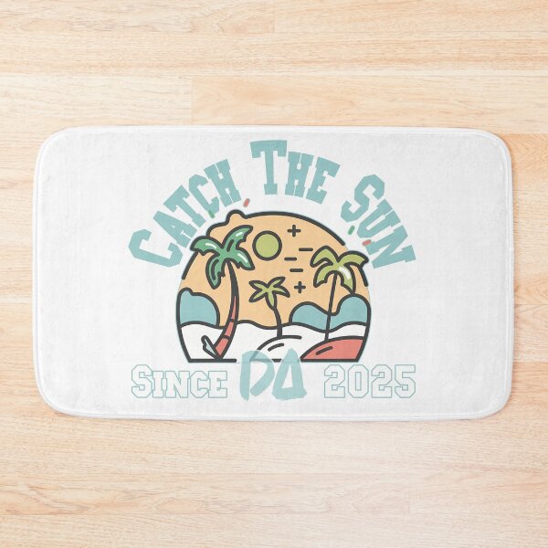 Item preview, Catch The Sun Vintage Varsity Palm Tree Retro Beach Tropical Streetwear Graphic designed and sold by DesignArtist.ia.