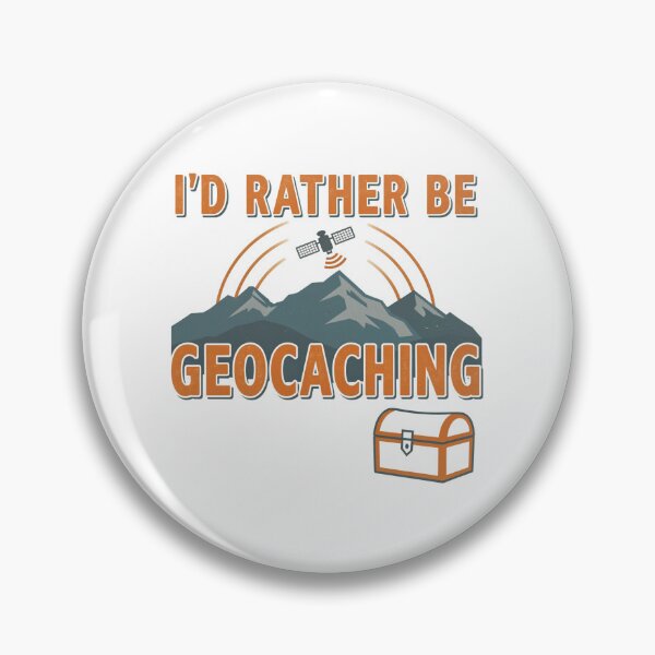 Item preview, I'd Rather be Geocaching Logo designed and sold by Eva-Ste-Design.