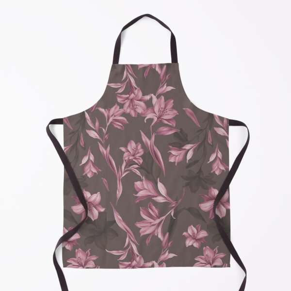 Item preview, Dusty Mauve Lily Pattern designed and sold by imaniko.