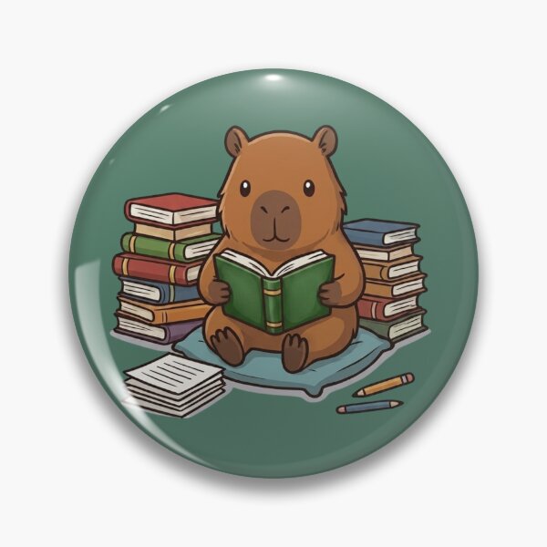 Item preview, School Capybara Reading Books designed and sold by Ivy-Triggs.