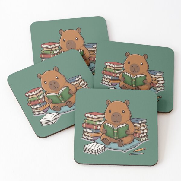 Item preview, School Capybara Reading Books designed and sold by Ivy-Triggs.