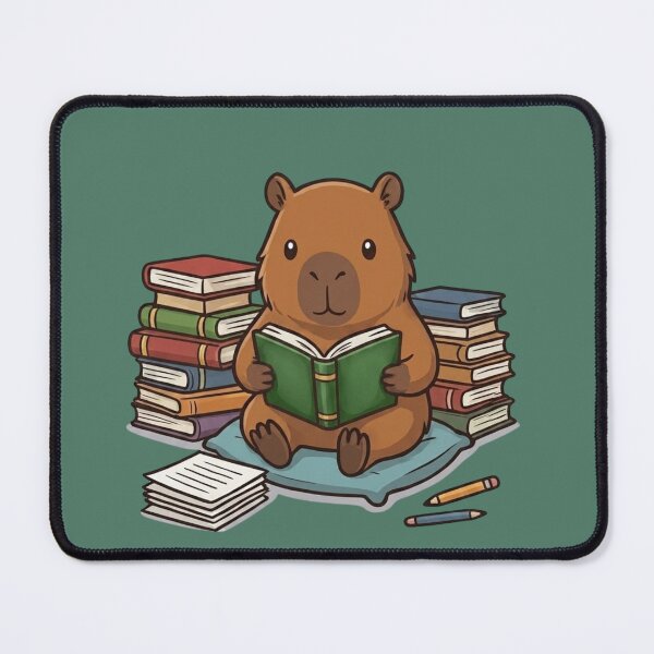Item preview, School Capybara Reading Books designed and sold by Ivy-Triggs.
