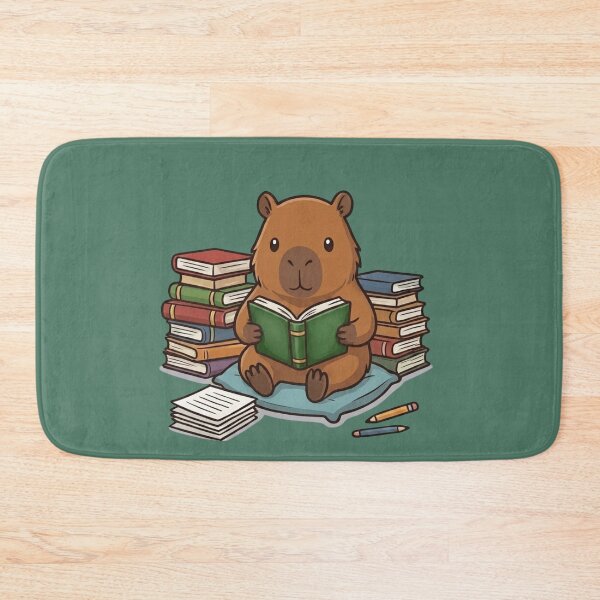 Item preview, School Capybara Reading Books designed and sold by Ivy-Triggs.