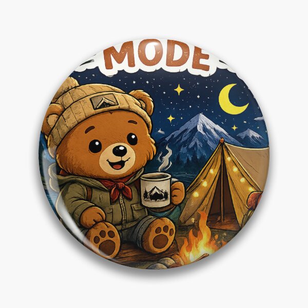 Item preview, Teddy bear camping designed and sold by Raj Studio.