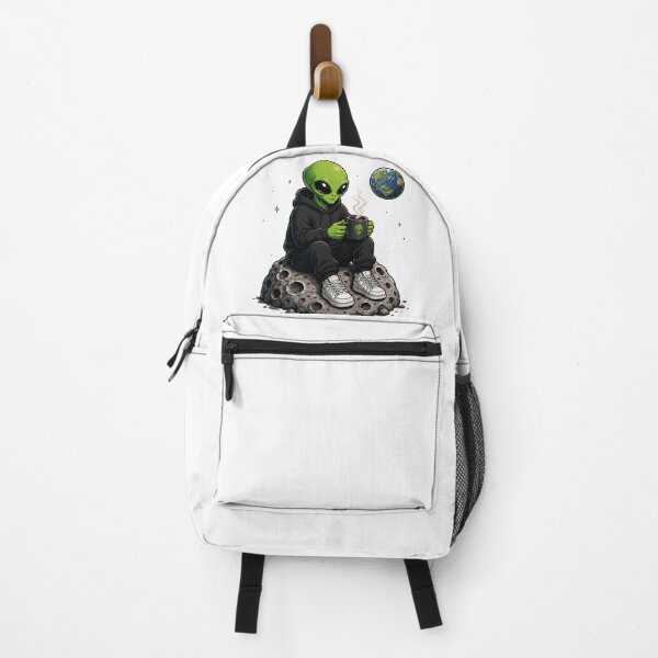 Item preview, Alien Coffee Break on the Moon designed and sold by SmokingAlien.