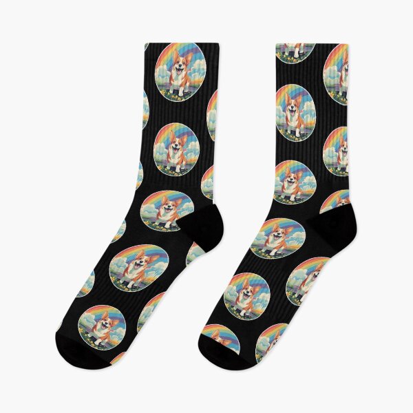 Item preview, Funny Corgi Colorful Rainbow Cute Mom Dad Kids designed and sold by rafaeltto.