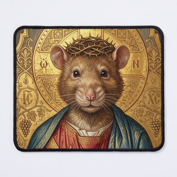 Item preview, Rat Jesus designed and sold by The King's general goods.