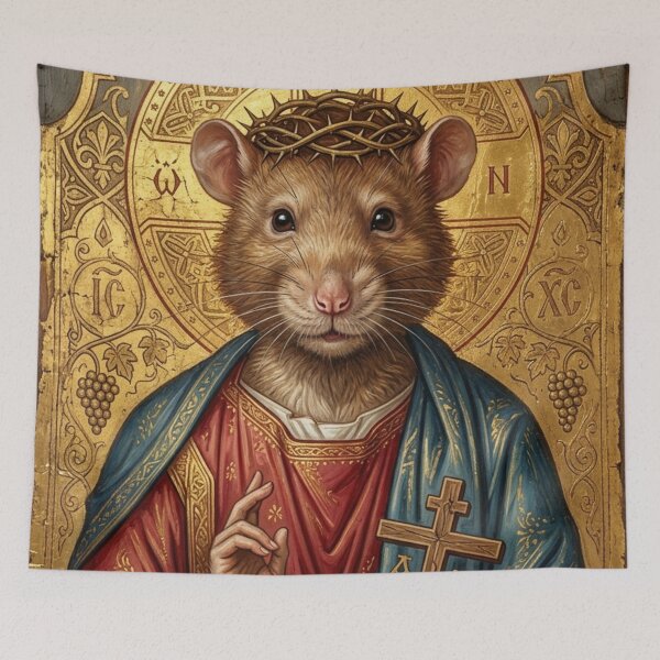 Item preview, Rat Jesus designed and sold by The King's general goods.