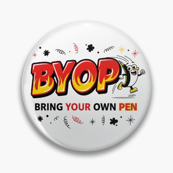 Item preview, Bring  Your Own Pen, Geocaching logo designed and sold by Eva-Ste-Design.