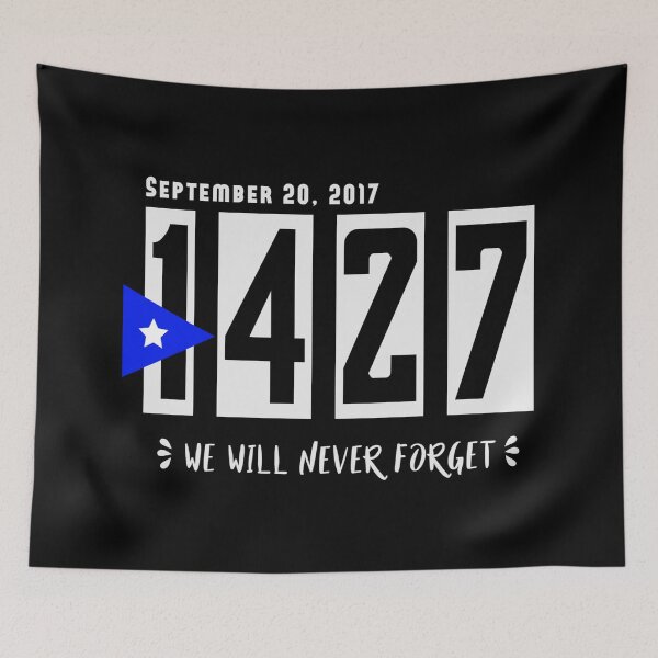 Item preview, Puerto Rico Hurricane Maria | Death Toll 1427 designed and sold by PureCreations.