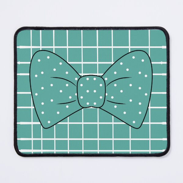 Item preview,  Cute Turquoise Bow Checkered designed and sold by HugSomeNettles.