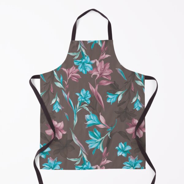Item preview, Blush Aqua Lily Pattern designed and sold by imaniko.