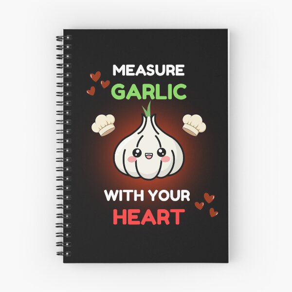 Item preview, Measure Garlic With Your Heart Cute Chef Cartoon designed and sold by Frafri92.