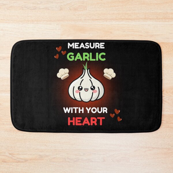 Item preview, Measure Garlic With Your Heart Cute Chef Cartoon designed and sold by Frafri92.