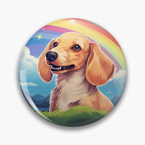Item preview, Funny Cream Dachshund Colorful Rainbow Cute Mom Dad Kids designed and sold by rafaeltto.