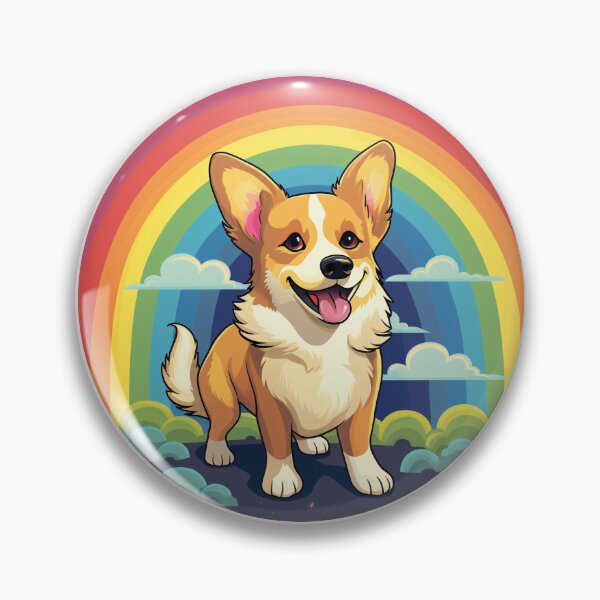 Item preview, Funny Dilute Sable Corgi Colorful Rainbow Cute Mom Dad Kids designed and sold by rafaeltto.
