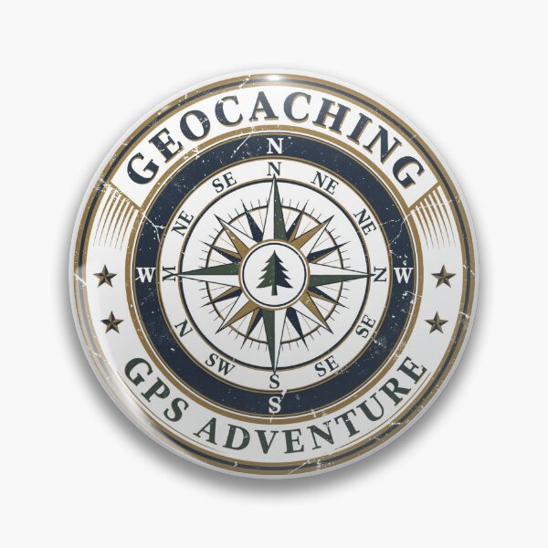 Item preview, Geocaching GPS Adventure Logo designed and sold by Eva-Ste-Design.