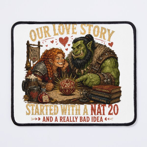 Item preview, Love Story Started With Nat 20 designed and sold by JabbiKamost.