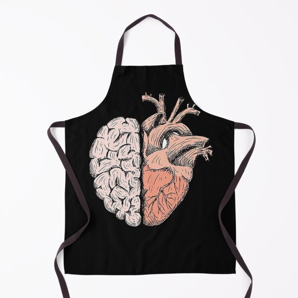 Item preview, Heart And Brain Balance Vintage Illustration Logic vs Emotion Art designed and sold by Jo Graphics.