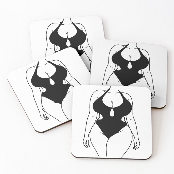 Item preview, Plus Size Woman Line Art - Body Positive Swimsuit Design designed and sold by raedattia.