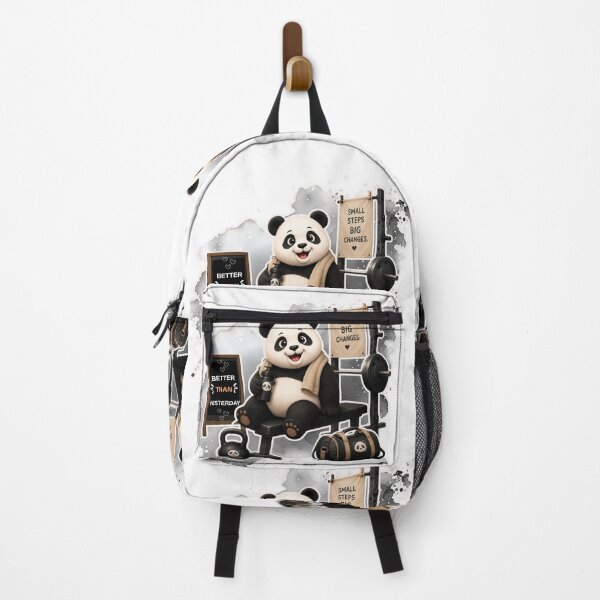 Item preview, Cute Panda Gym Motivation Design designed and sold by EnginerdStudio.