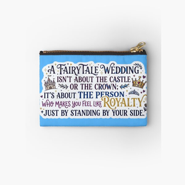 Item preview, Fairytale Wedding Royalty Quote - Whimsical Romantic Sticker designed and sold by Scro-Ciob-Shop.