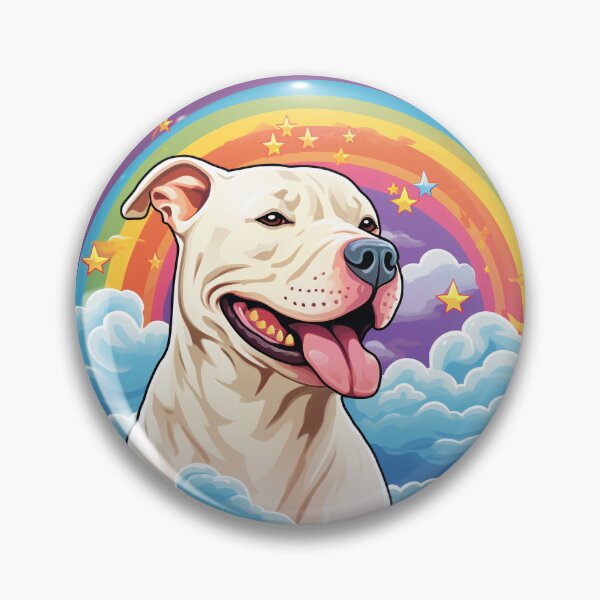 Item preview, Funny Dogo Argentino Colorful Rainbow Cute Mom Dad Kids designed and sold by rafaeltto.